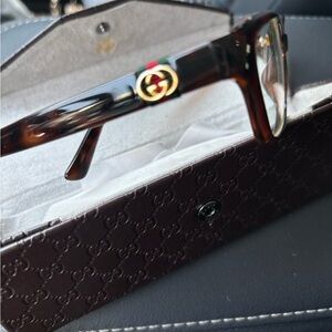 Gucci prescription reading glass still in good condition. -1.75